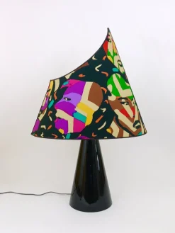 Best Pamono Italian Missoni Table Lamp by Massimo Valloto, 1980s