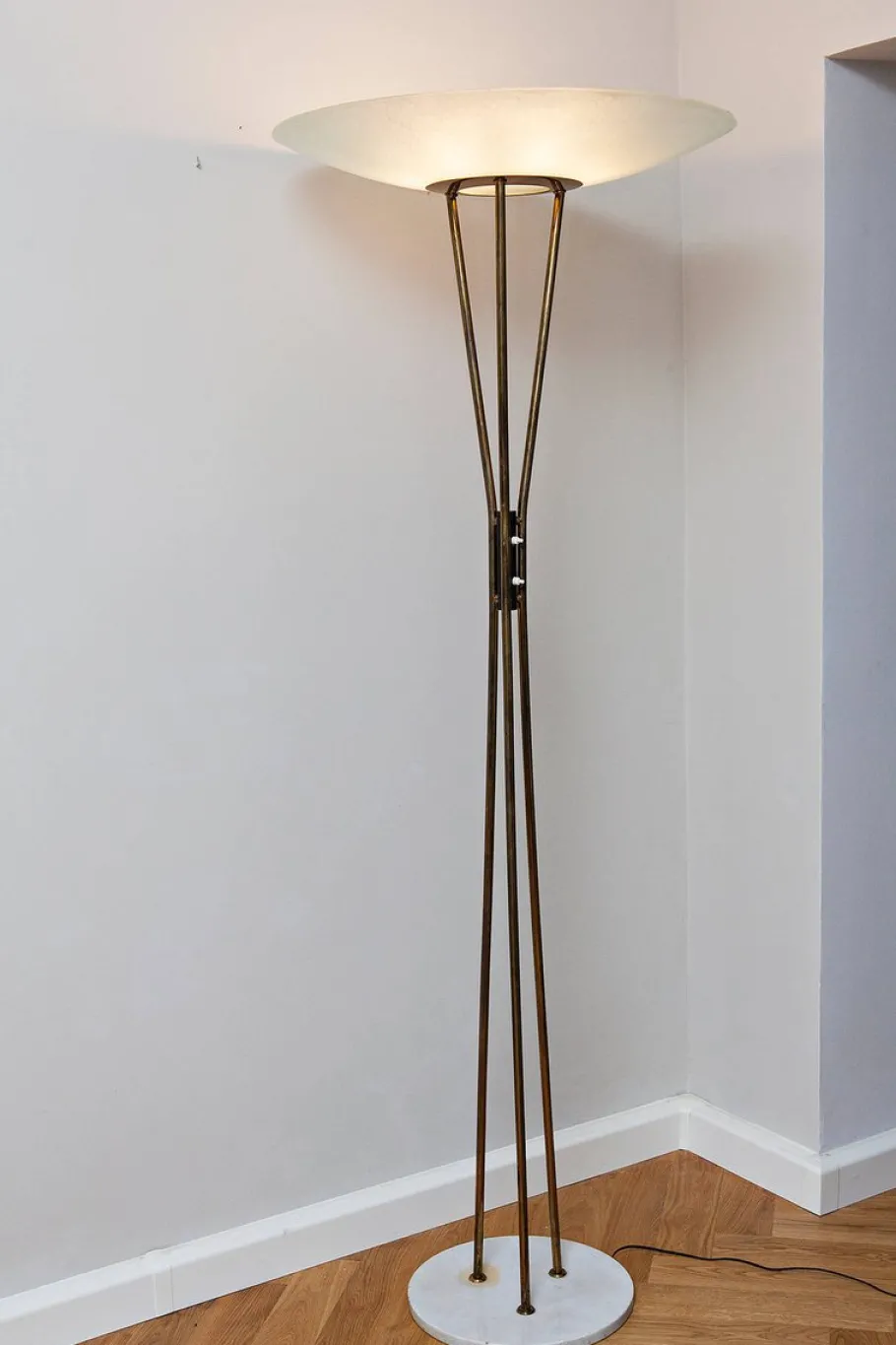 New Pamono Italian Model 4075 Floor Lamp by Gaetano Sciolari for Stilnovo, 1950s
