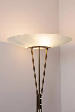 New Pamono Italian Model 4075 Floor Lamp by Gaetano Sciolari for Stilnovo, 1950s