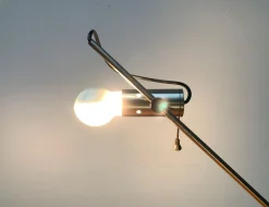 Best Pamono Italian Model 255 Table Clamp Lamp by Tito Agnoli for Oluce, 1950s