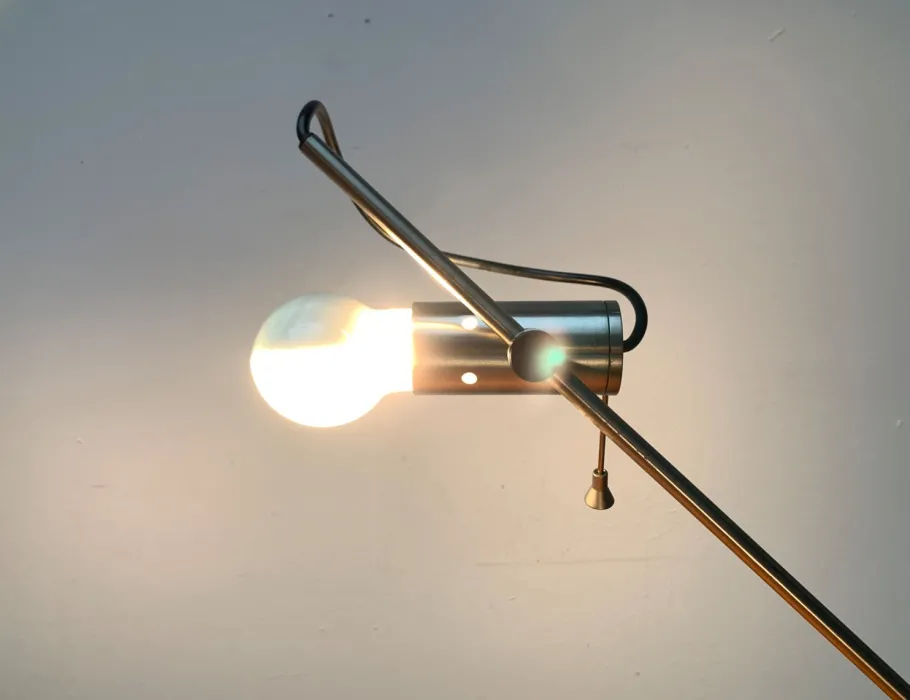 Best Pamono Italian Model 255 Table Clamp Lamp by Tito Agnoli for Oluce, 1950s