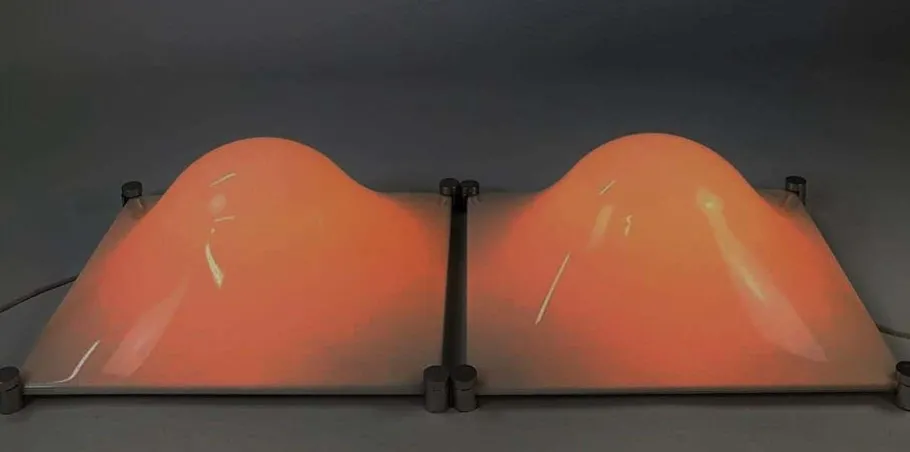Best Pamono Italian Model Bolla Sconces by Elio Martinelli for Martinelli Luce, 1960s, Set of 2