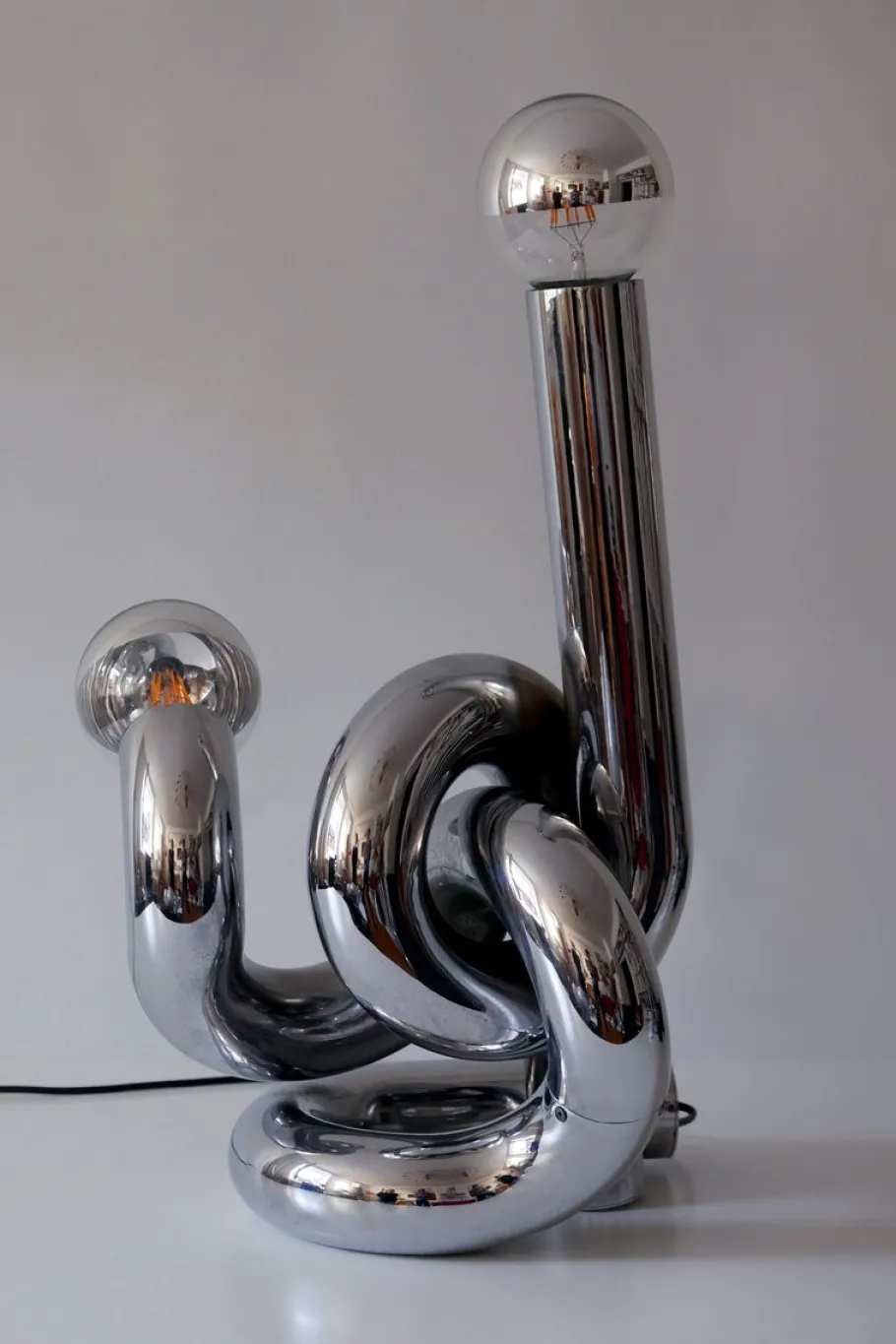 Best Pamono Italian Model Bruco Sculptural Table or Floor Lamp by Giovanni Banci, 1960s