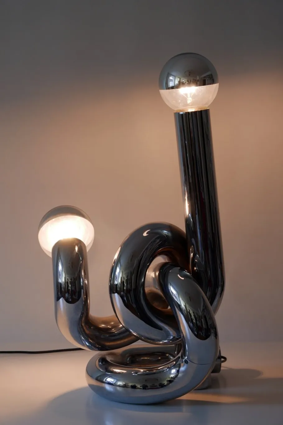 Best Pamono Italian Model Bruco Sculptural Table or Floor Lamp by Giovanni Banci, 1960s