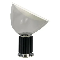 Clearance Pamono Italian Modern Black Taccia Table Lamp by Achille & Pier Giacomo Castiglioni for Flos, 1962