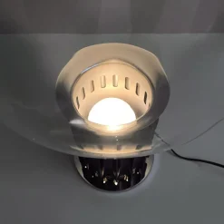 Clearance Pamono Italian Modern Black Taccia Table Lamp by Achille & Pier Giacomo Castiglioni for Flos, 1962