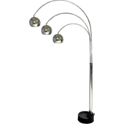 Clearance Pamono Italian Modern Chromed Metal Floor Lamp attributed to Goffredo Reggiani for Reggiani, 1970s