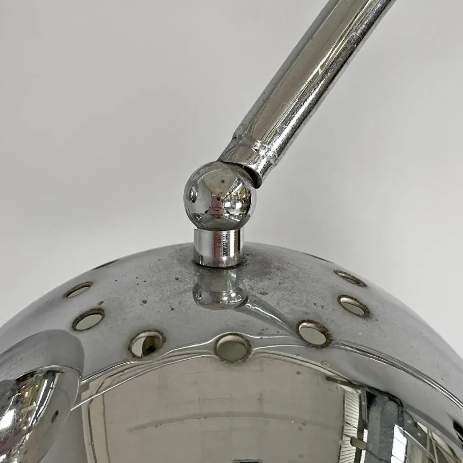 Clearance Pamono Italian Modern Chromed Metal Floor Lamp attributed to Goffredo Reggiani for Reggiani, 1970s