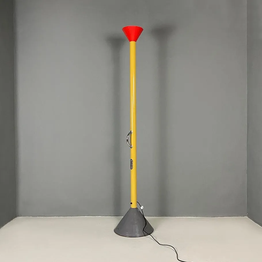 Online Pamono Italian Modern Colored Steel Callimaco Floor Lamp by Sottsass for Artemide, 1980s