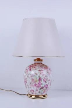 Discount Pamono Italian Modern Ivory & Pink Porcelain Florence Table Lamp