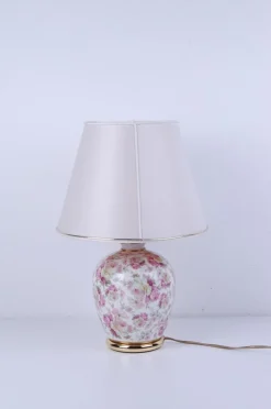 Discount Pamono Italian Modern Ivory & Pink Porcelain Florence Table Lamp