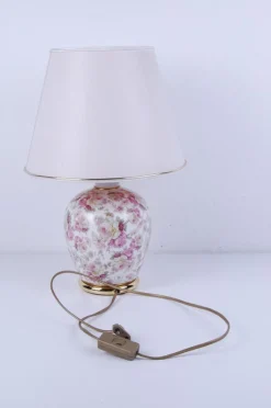 Discount Pamono Italian Modern Ivory & Pink Porcelain Florence Table Lamp