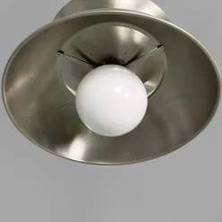 Discount Pamono Italian Modern Metal and Opaline Glass Pendant by Vico Magistretti for Artemide, 1970s