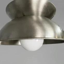 Discount Pamono Italian Modern Metal and Opaline Glass Pendant by Vico Magistretti for Artemide, 1970s