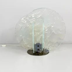 New Pamono Italian Modern Murano Glass Table Lamp for Mazzega, 1970s