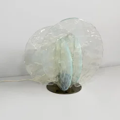 New Pamono Italian Modern Murano Glass Table Lamp for Mazzega, 1970s