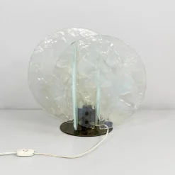 New Pamono Italian Modern Murano Glass Table Lamp for Mazzega, 1970s