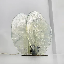 New Pamono Italian Modern Murano Glass Table Lamp for Mazzega, 1970s