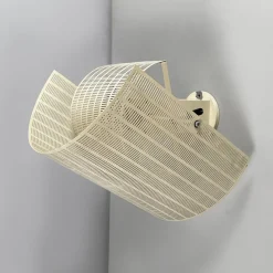 Online Pamono Italian Modern Shogun Wall Lamp in White Metal by Mario Botta for Artemide, 1980s