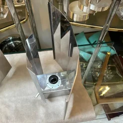 Online Pamono Italian Modern Steel Ambient Light Wall Sconces, 1980s, Set of 2