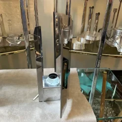 Online Pamono Italian Modern Steel Ambient Light Wall Sconces, 1980s, Set of 2