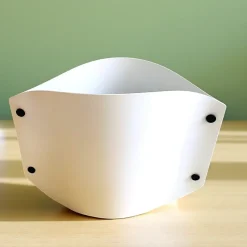 New Pamono Italian Modern Vela Table Lamp in White Acrylic by Samuel Parker, 1980s