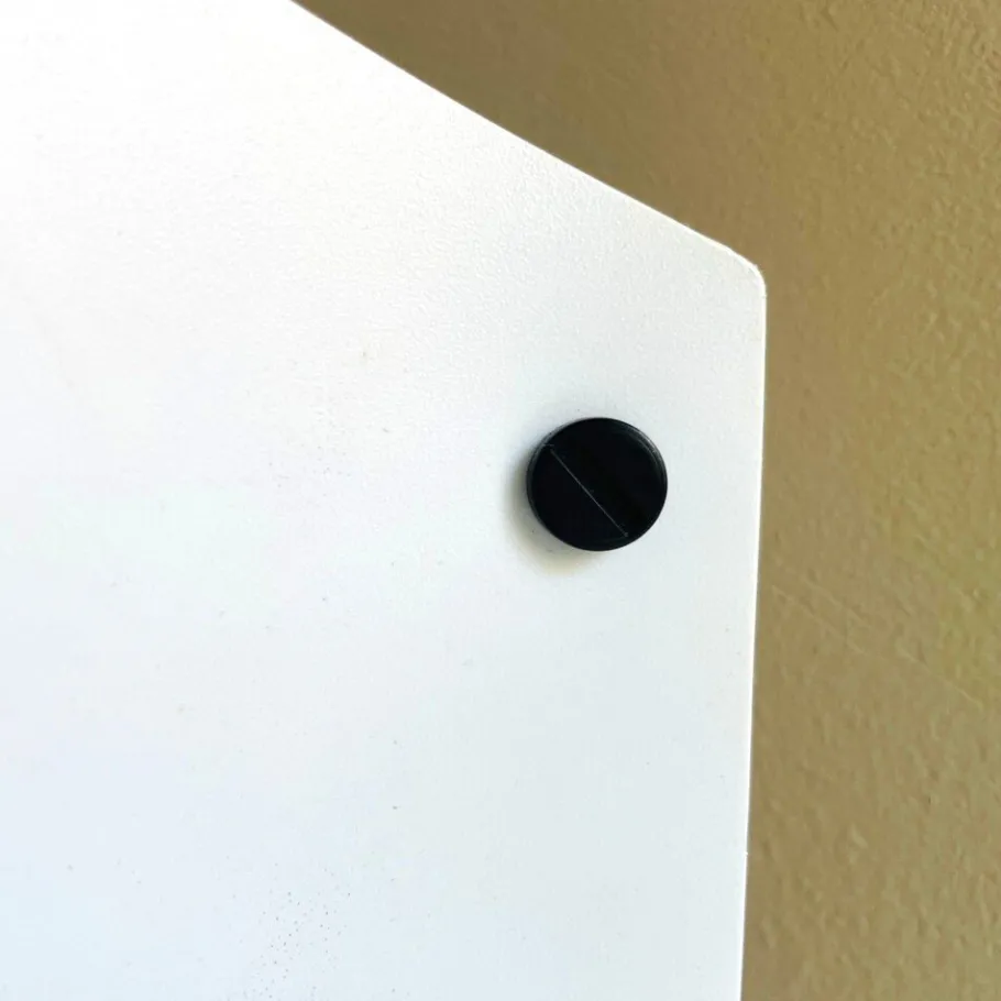 New Pamono Italian Modern Vela Table Lamp in White Acrylic by Samuel Parker, 1980s