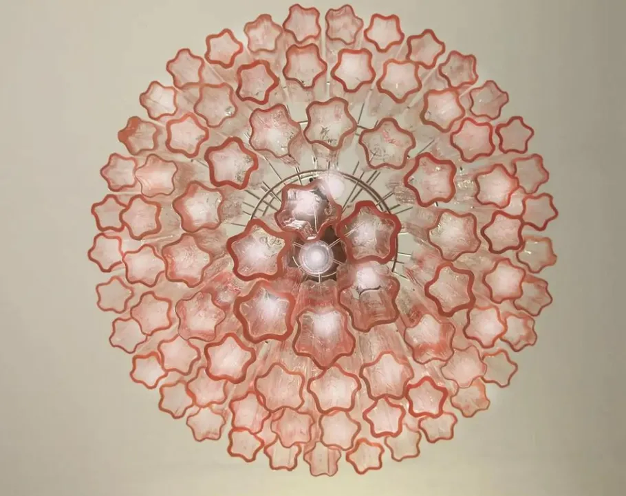 Hot Pamono Italian Murano Chandelier, 1990