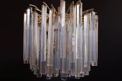 Best Pamono Italian Murano Chandelier from Venini, 1960s