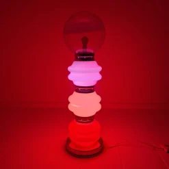 Clearance Pamono Italian Murano Floor Lamp in 3 Colors Light attributed to Carlo Nason for Mazzega, 1970s