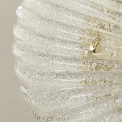 Sale Pamono Italian Murano Glass and Brass Wall Lights, 1990s, Set of 2