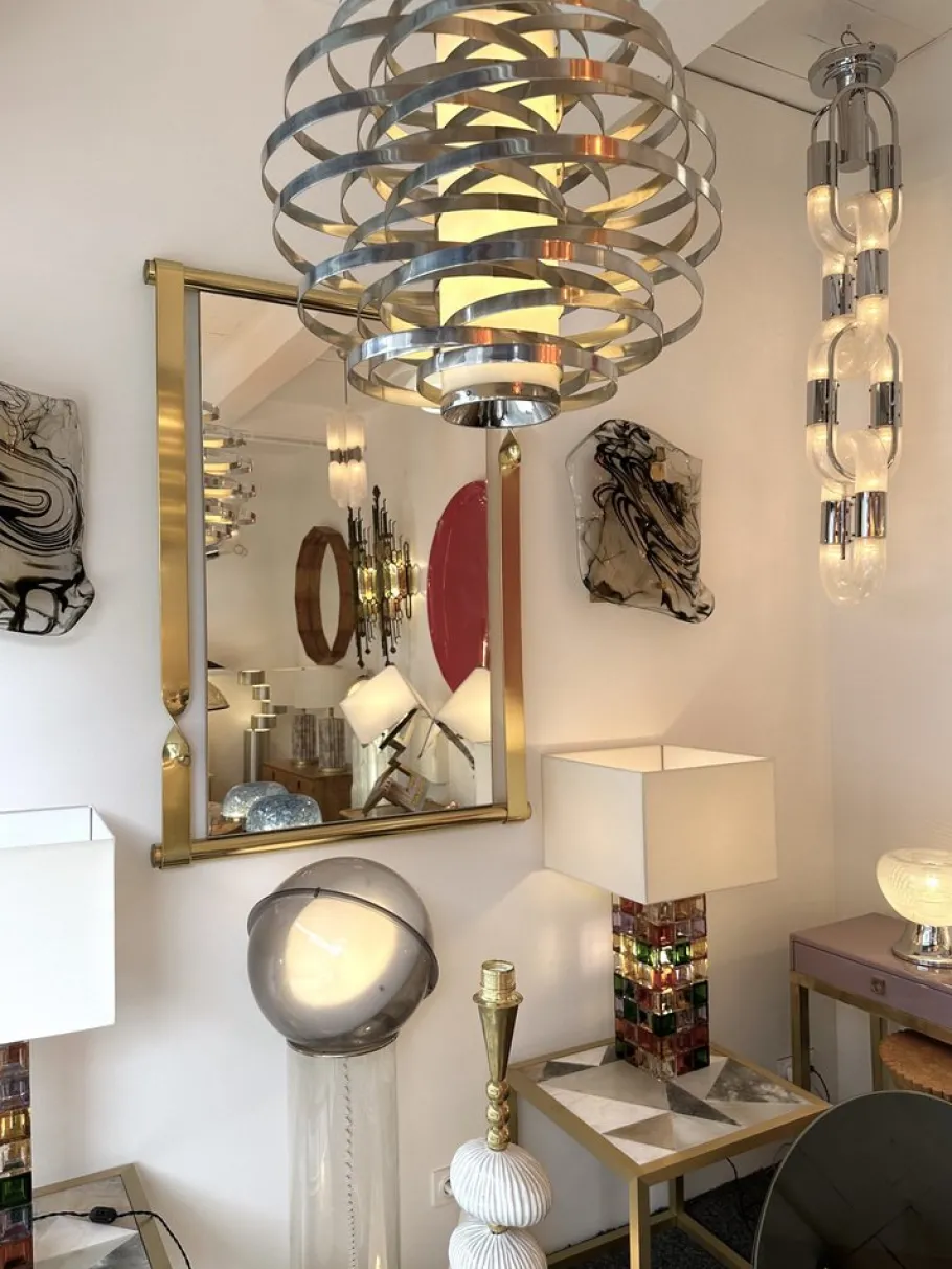 Online Pamono Italian Murano Glass Chandelier by Aldo Nason for Mazzega, 1970s