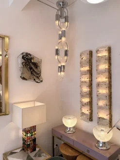 Online Pamono Italian Murano Glass Chandelier by Aldo Nason for Mazzega, 1970s