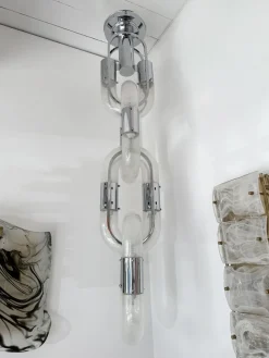 Online Pamono Italian Murano Glass Chandelier by Aldo Nason for Mazzega, 1970s