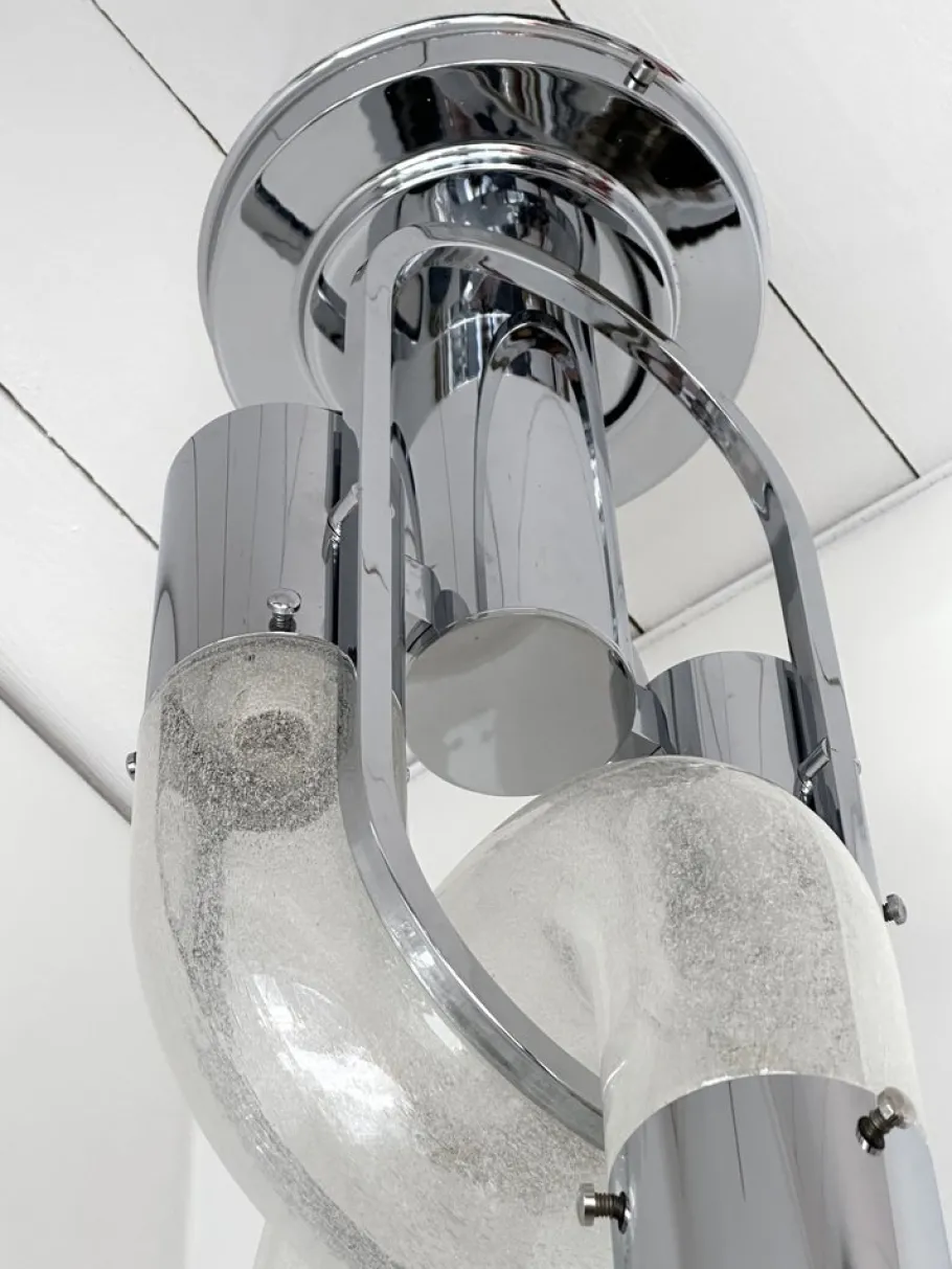 Online Pamono Italian Murano Glass Chandelier by Aldo Nason for Mazzega, 1970s