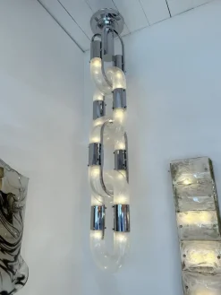 Online Pamono Italian Murano Glass Chandelier by Aldo Nason for Mazzega, 1970s