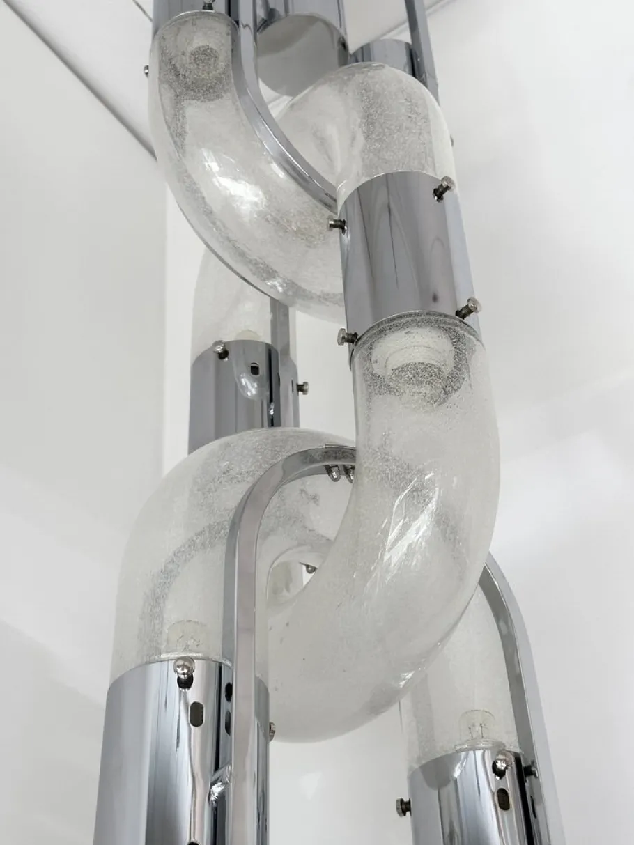 Online Pamono Italian Murano Glass Chandelier by Aldo Nason for Mazzega, 1970s