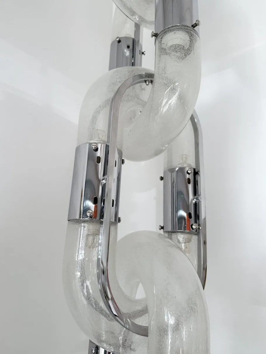 Online Pamono Italian Murano Glass Chandelier by Aldo Nason for Mazzega, 1970s
