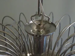 Clearance Pamono Italian Murano Glass Drop Waterfall Chandelier, 1960s