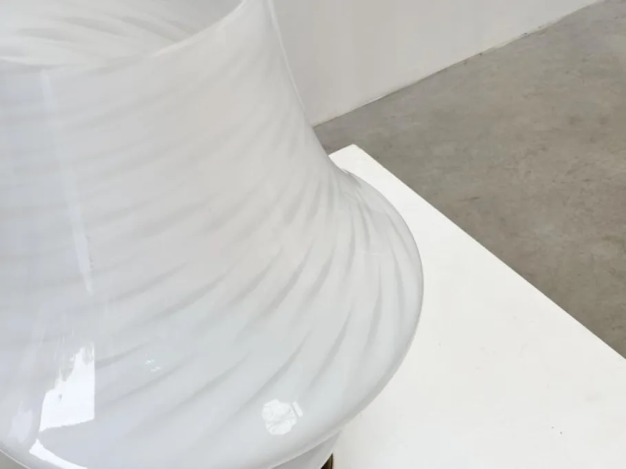 Best Pamono Italian Murano Glass Mushroom Table Lamp, 1970s