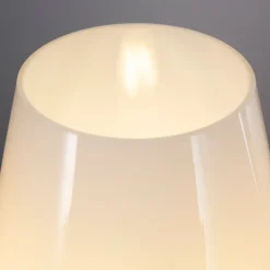 Clearance Pamono Italian Murano Glass Mushroom Table Lamps, 1980s, Set of 2