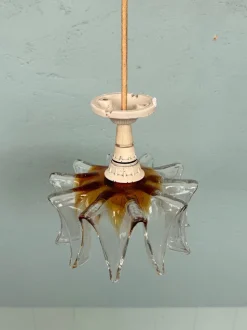 Online Pamono Italian Murano Glass Pendant Lamp, 1960s