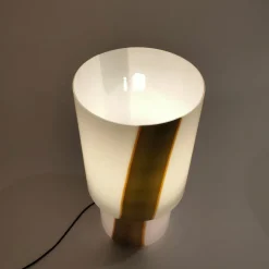 Discount Pamono Italian Murano Glass Table Lamp from Leucos, 1970s