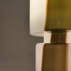 Discount Pamono Italian Murano Glass Table Lamp from Leucos, 1970s