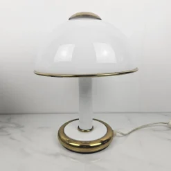 Clearance Pamono Italian Murano Glass Table Lights from F. Fabbian, 1970s, Set of 2