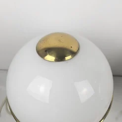 Clearance Pamono Italian Murano Glass Table Lights from F. Fabbian, 1970s, Set of 2