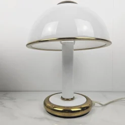 Clearance Pamono Italian Murano Glass Table Lights from F. Fabbian, 1970s, Set of 2