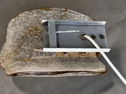 Discount Pamono Italian Murano Glass Wall Lamp from Mazzega, 1970s