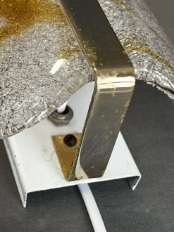 Discount Pamono Italian Murano Glass Wall Lamp from Mazzega, 1970s