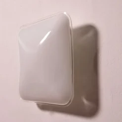 Clearance Pamono Italian Murano Glass Wall Light from Leucos, 1980s